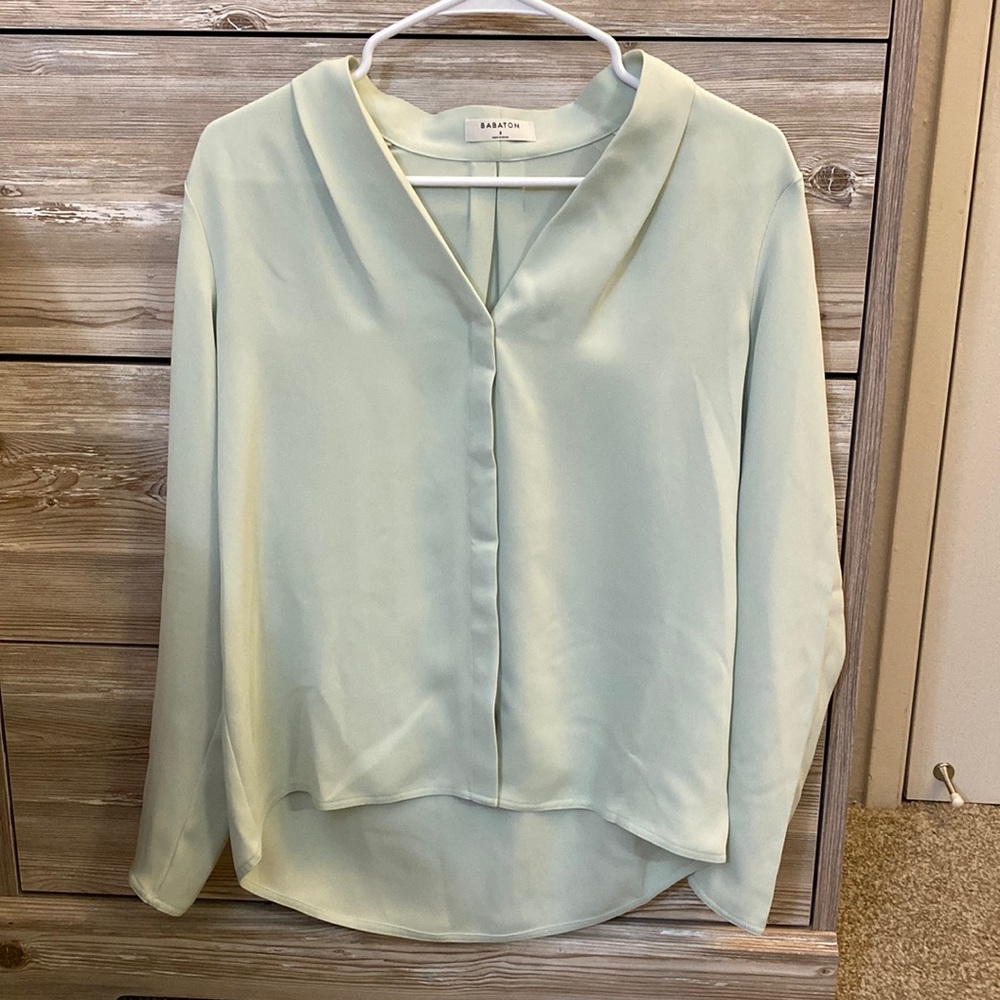 Aritzia- Babaton- Green Blouse- Small